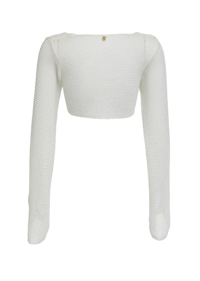 METALLIC WHITE - SHIRT