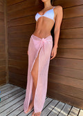 MIDI NET SARONG - BABY PINK