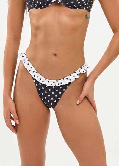 ANGELA BLACK POLKA - BOTTOM