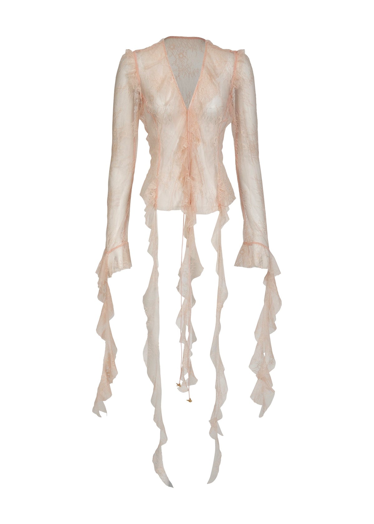 ALANA PEACH LACE - SHIRT