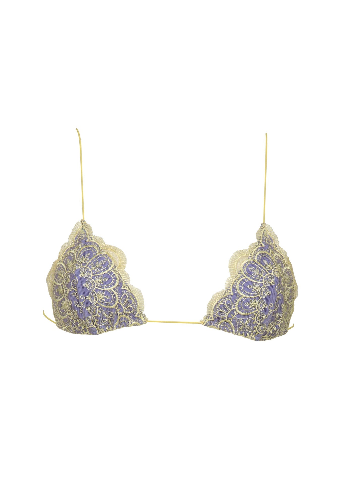 NINA YELLOW LACE - TOP