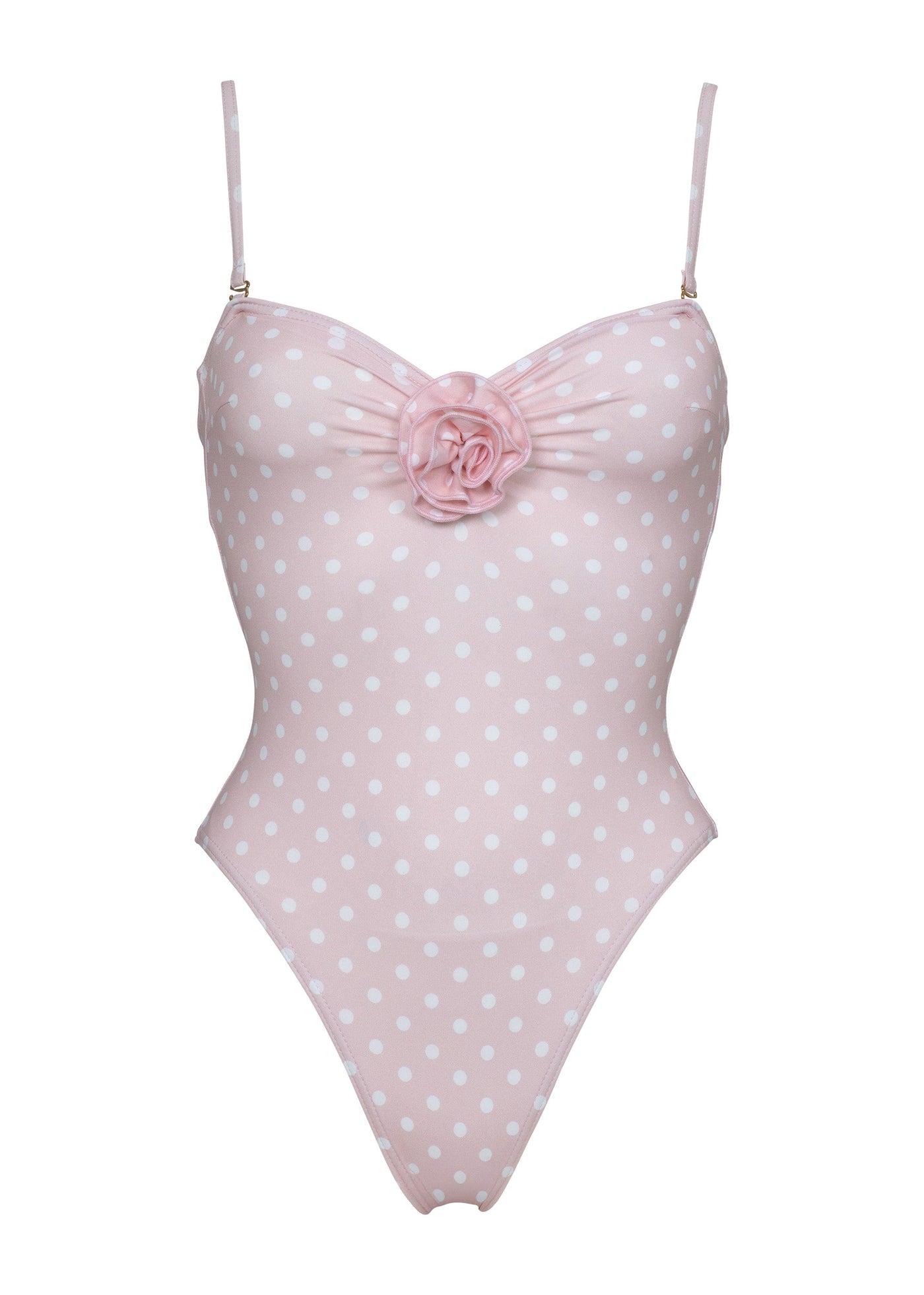 MARGOT PEACH POLKA  - ONE PIECE