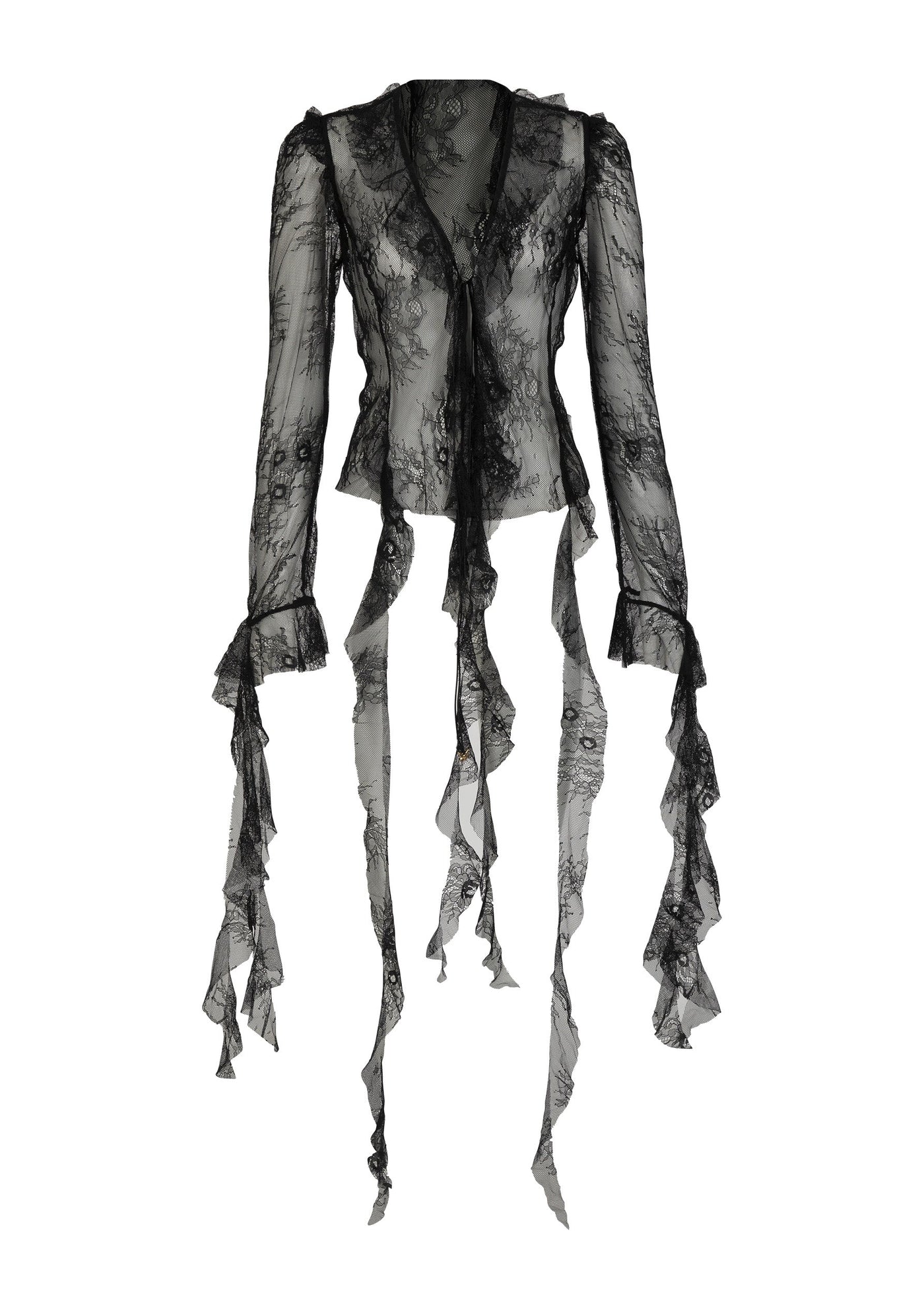 ALANA BLACK LACE - SHIRT