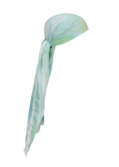 HEAD SCARF - GREEN LAGOON