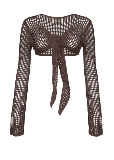 SELENA DARK BROWN - SHIRT