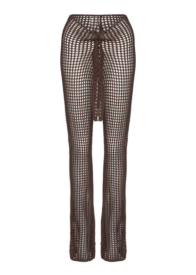 SELENA DARK BROWN - PANTS