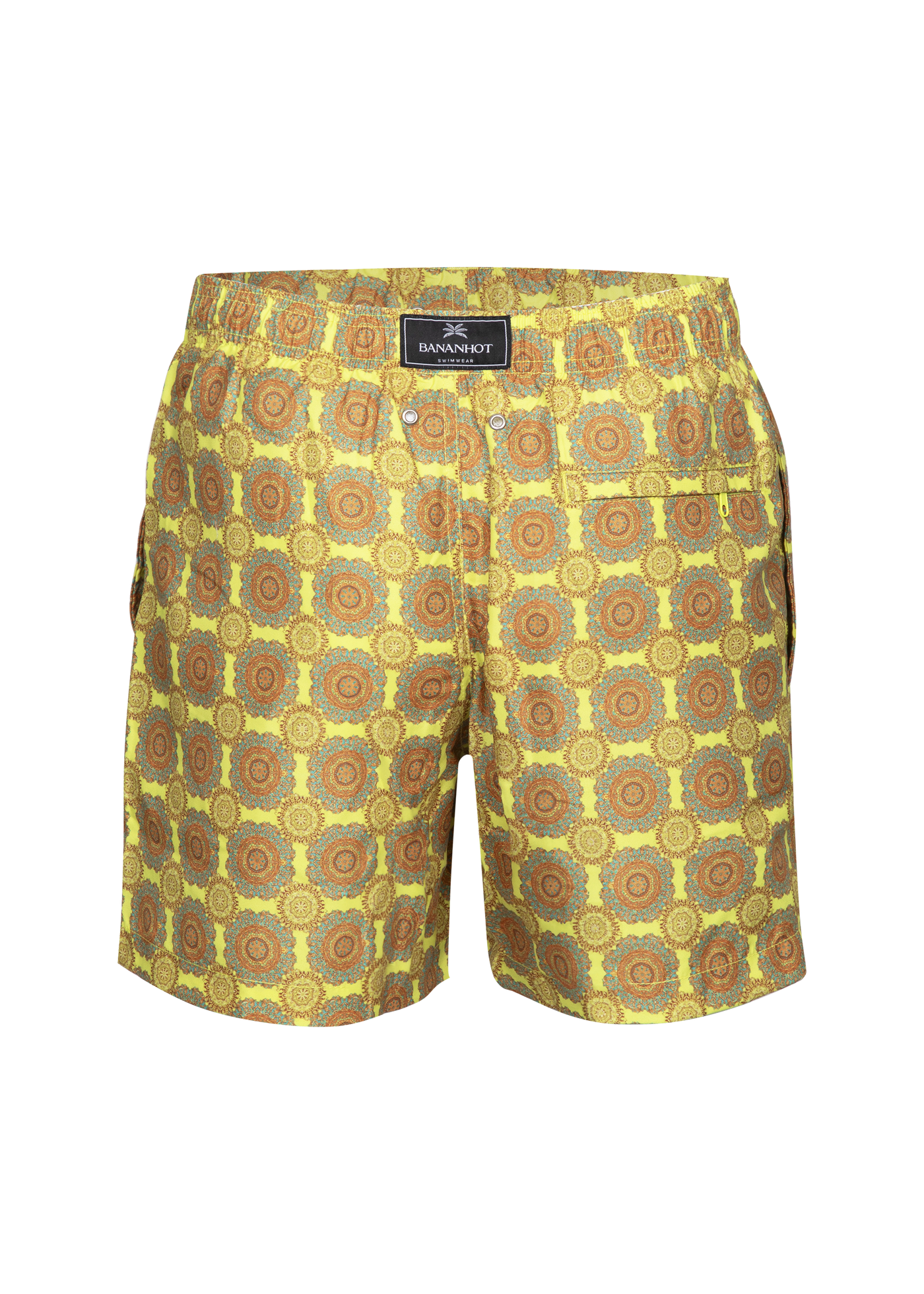 MAN SWIM SHORT - YELLOW SUNSET