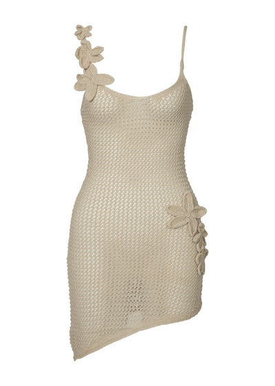 MARIS KNITTED SAND - DRESS