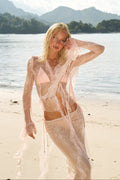 ALANA PEACH LACE - SHIRT