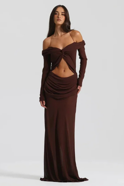 Mocha Mirage Gown