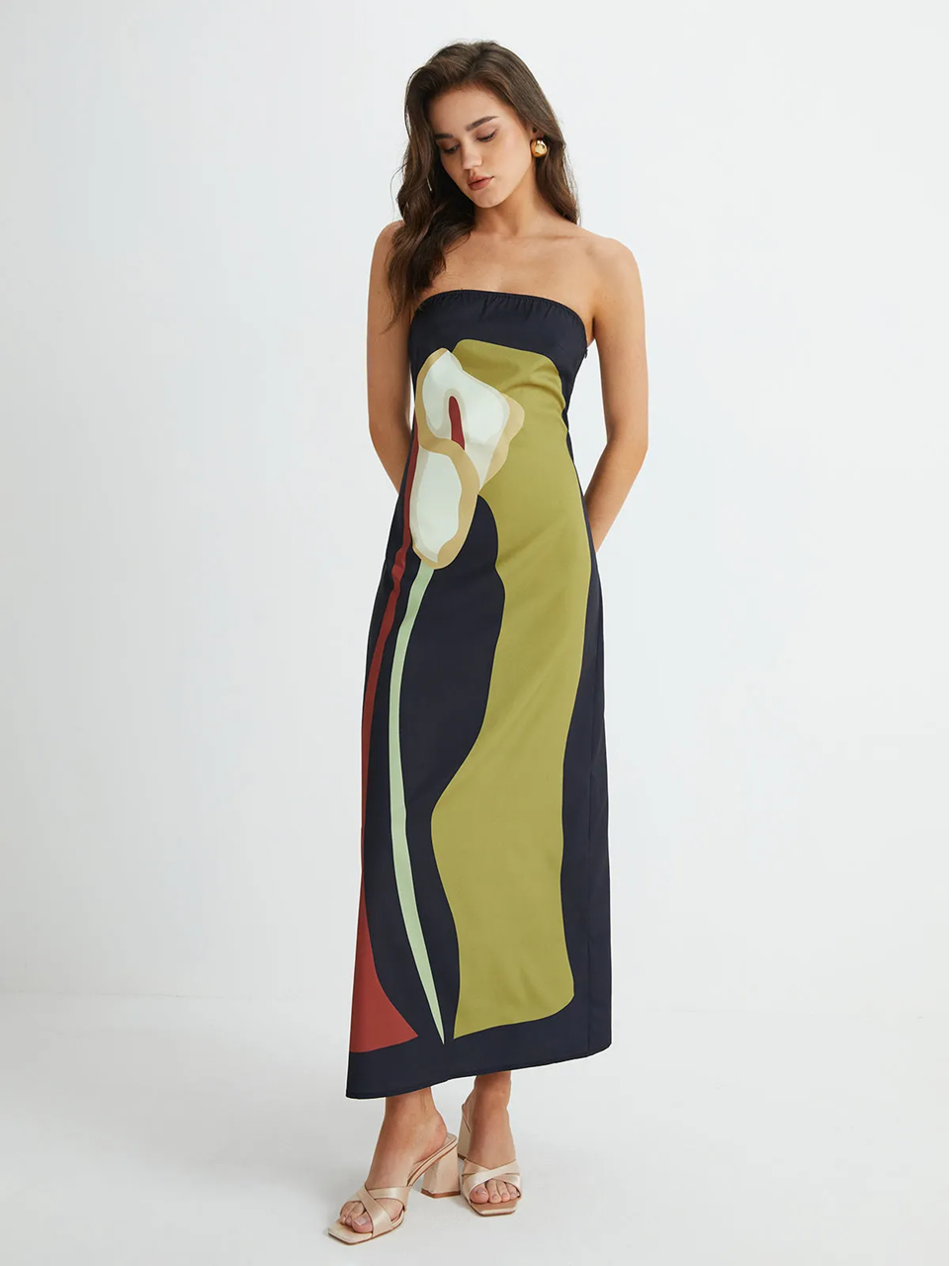 Solène Strapless Maxi Dress