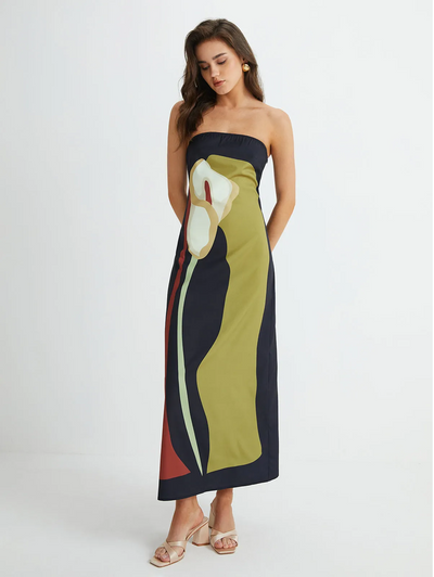 Solène Strapless Maxi Dress