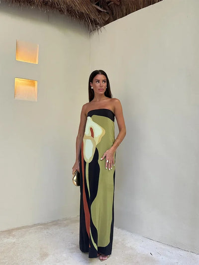 Solène Strapless Maxi Dress