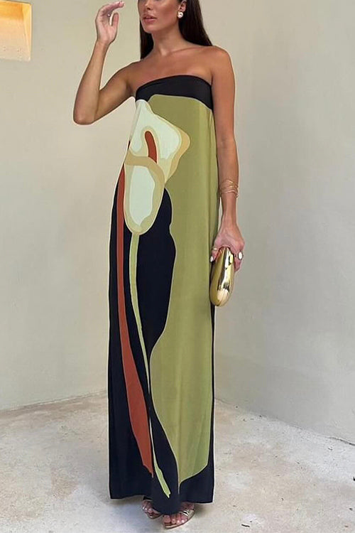 Solène Strapless Maxi Dress