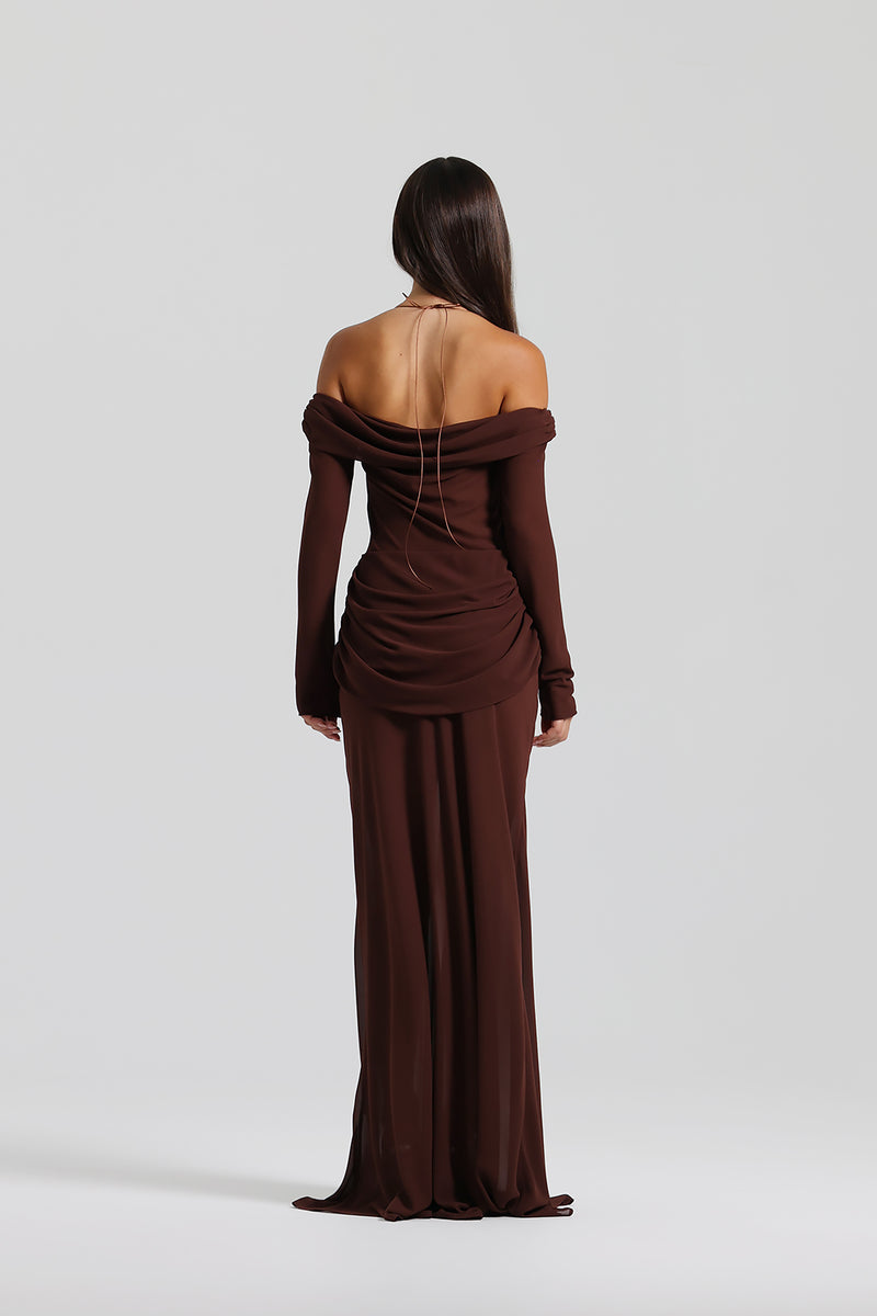 Mocha Mirage Gown