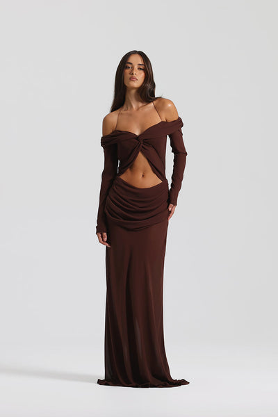 Mocha Mirage Gown