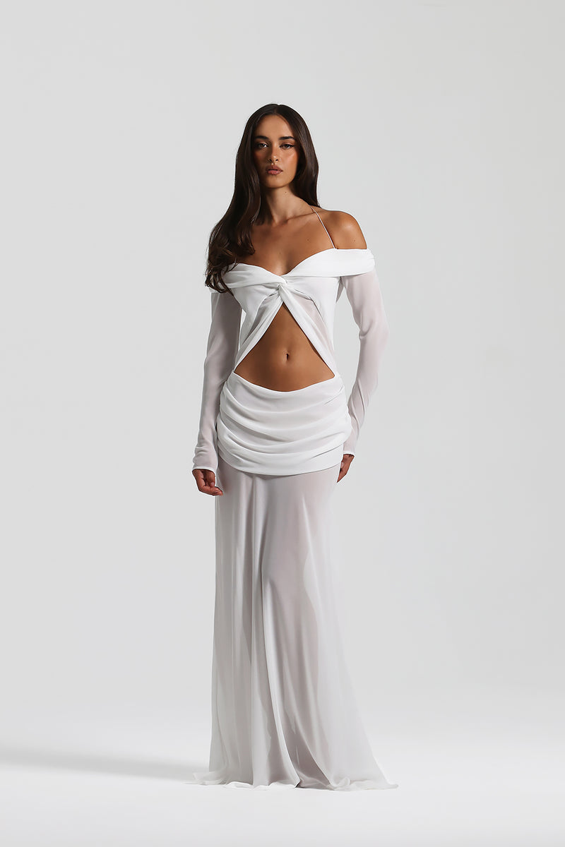 Mocha Mirage Gown