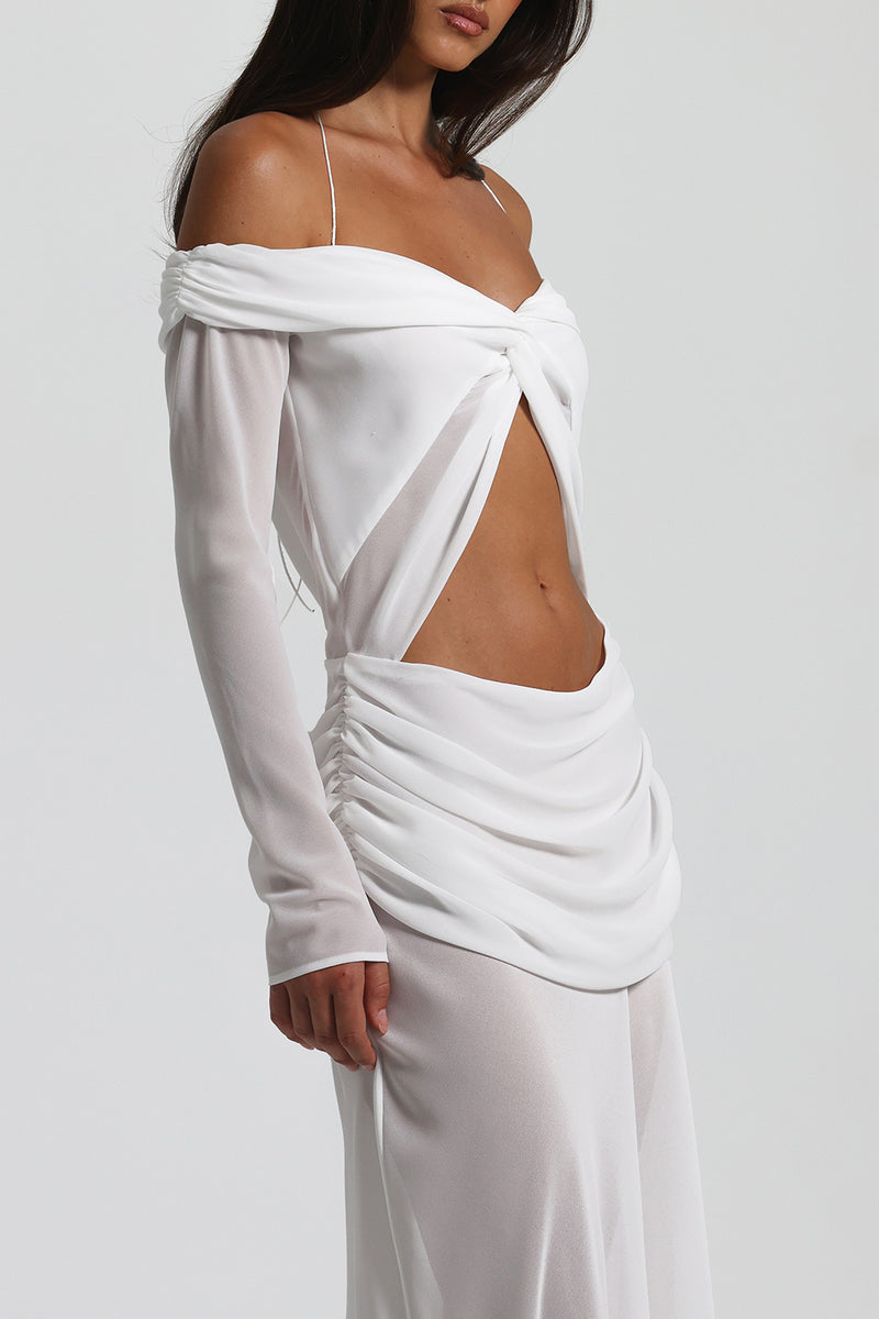 Mocha Mirage Gown