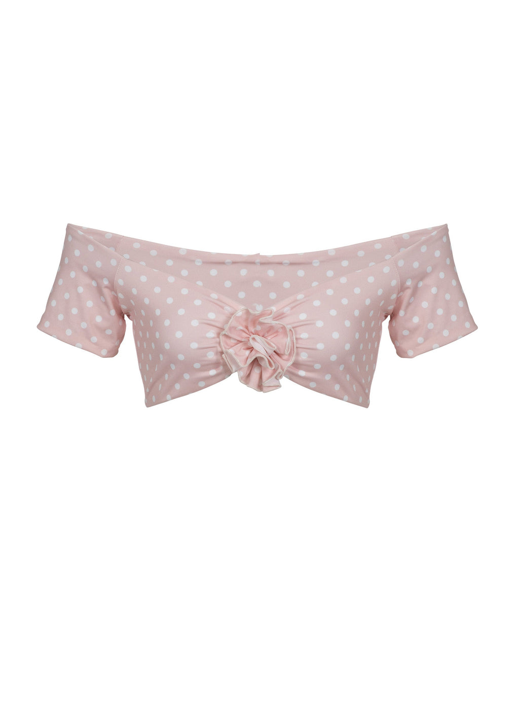 STEFANI PEACH POLKA - TOP