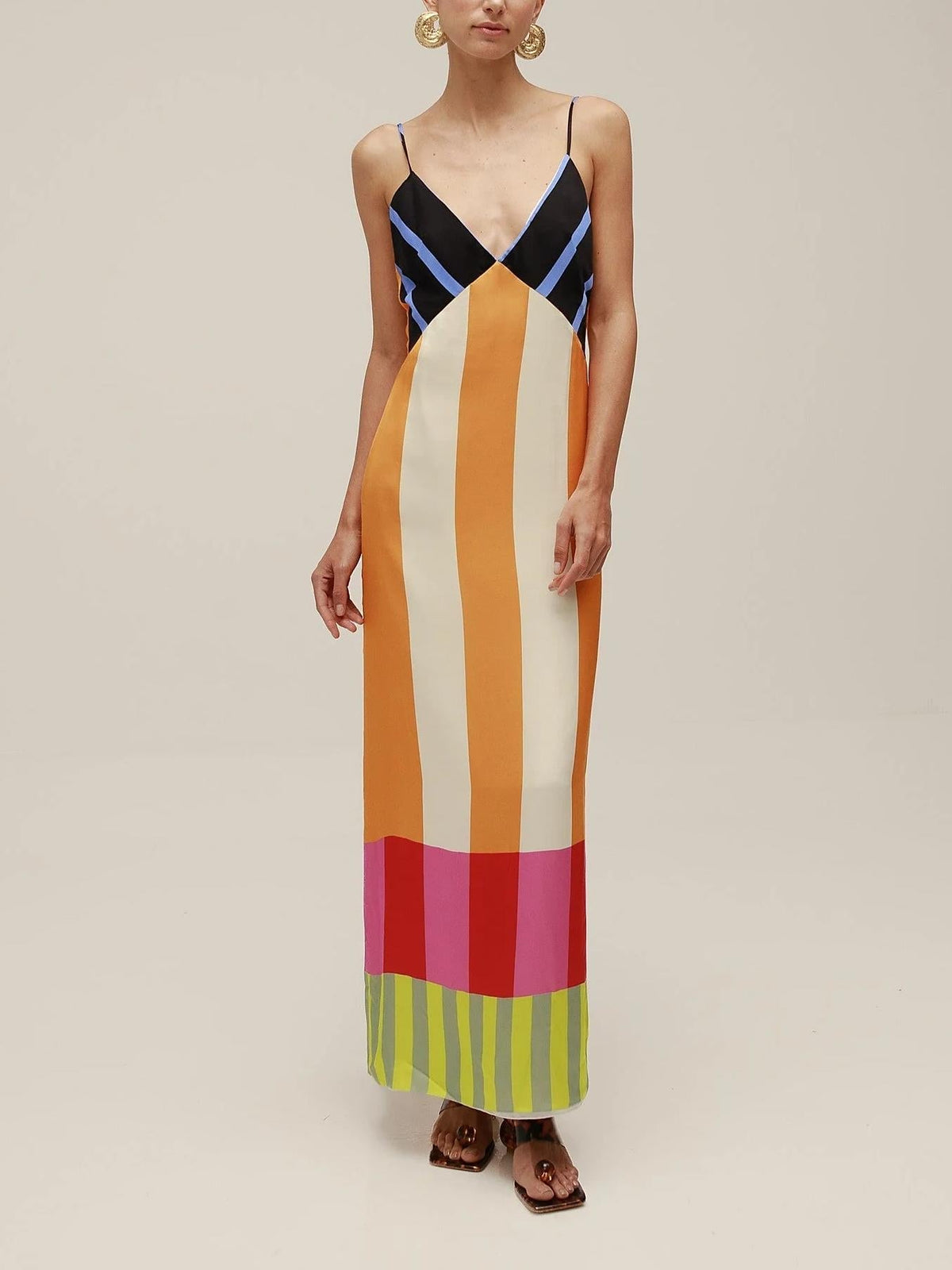 Martha Stripe Midi – Riviera Edition