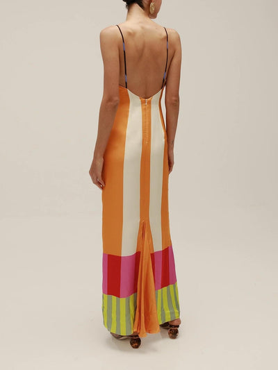 Martha Stripe Midi – Riviera Edition