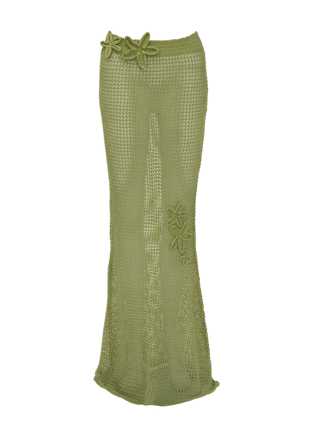 YOKO GLITTER OLIVE GREEN - SKIRT