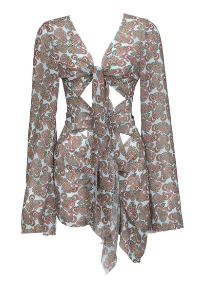 MACI POPSICLE PAISLEY - MINI DRESS