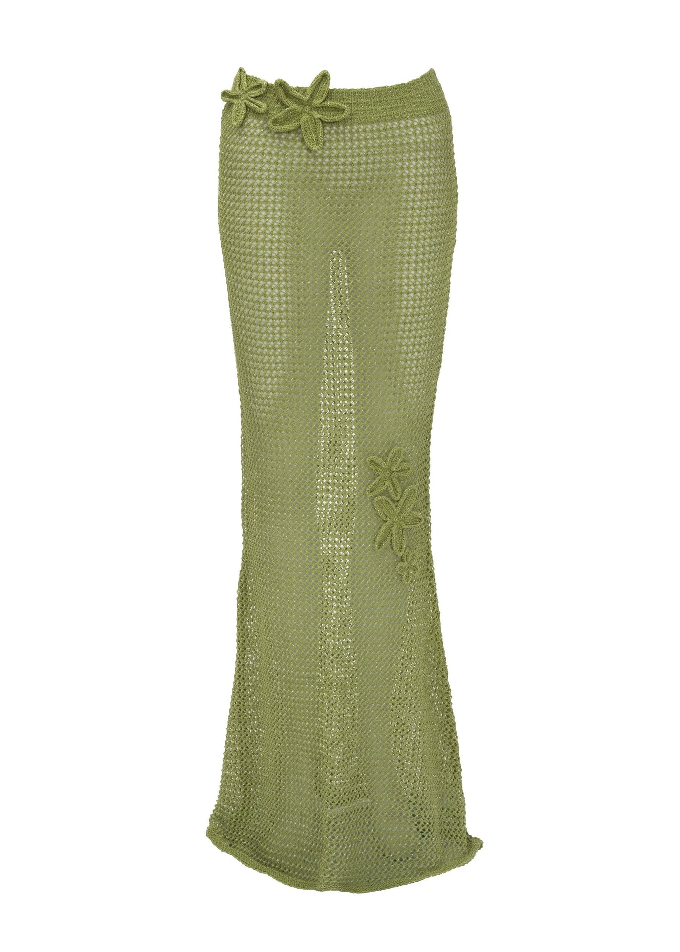 YOKO GLITTER OLIVE GREEN - SKIRT