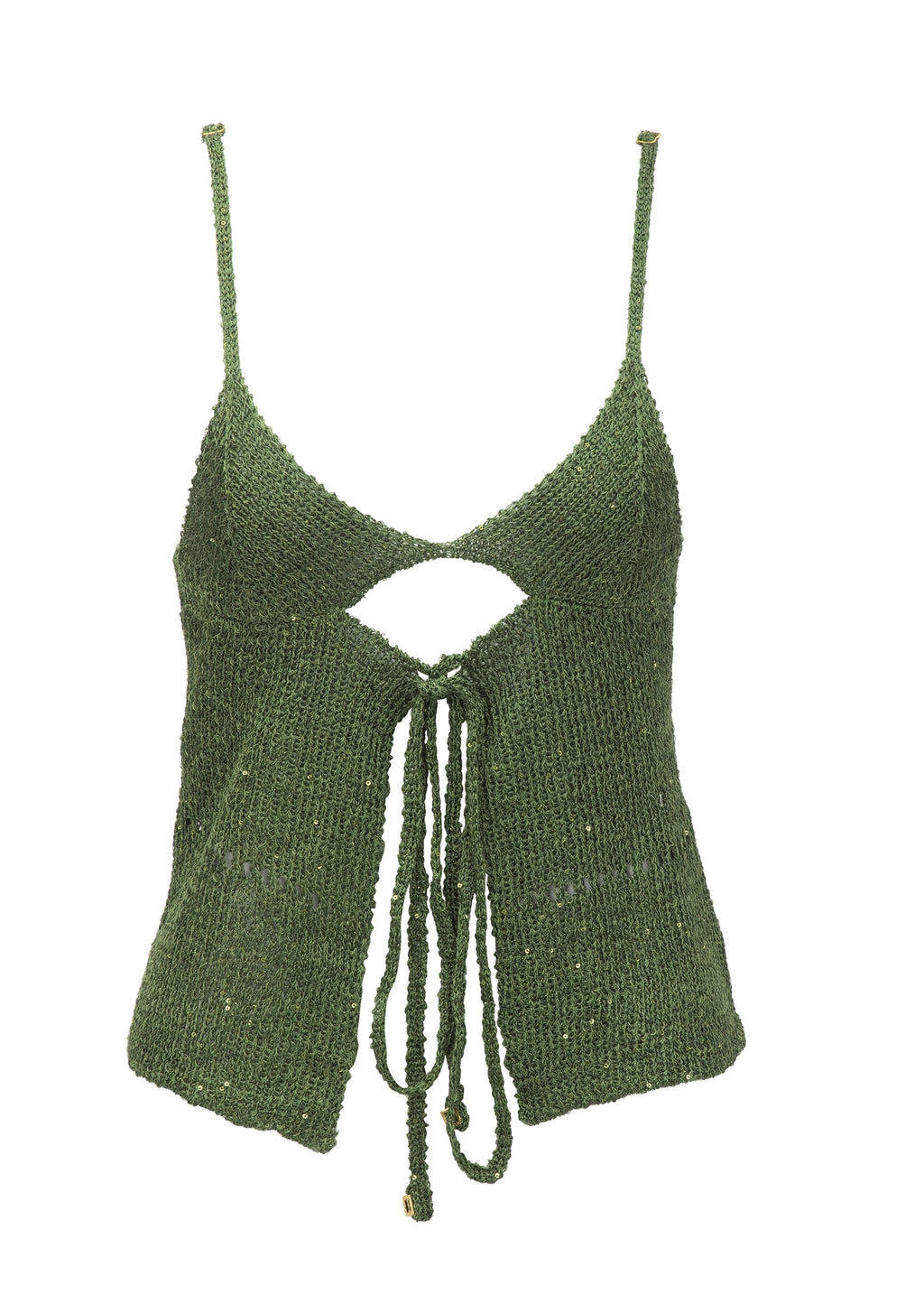ASTRA GLITTER JUNGLE GREEN - SHIRT