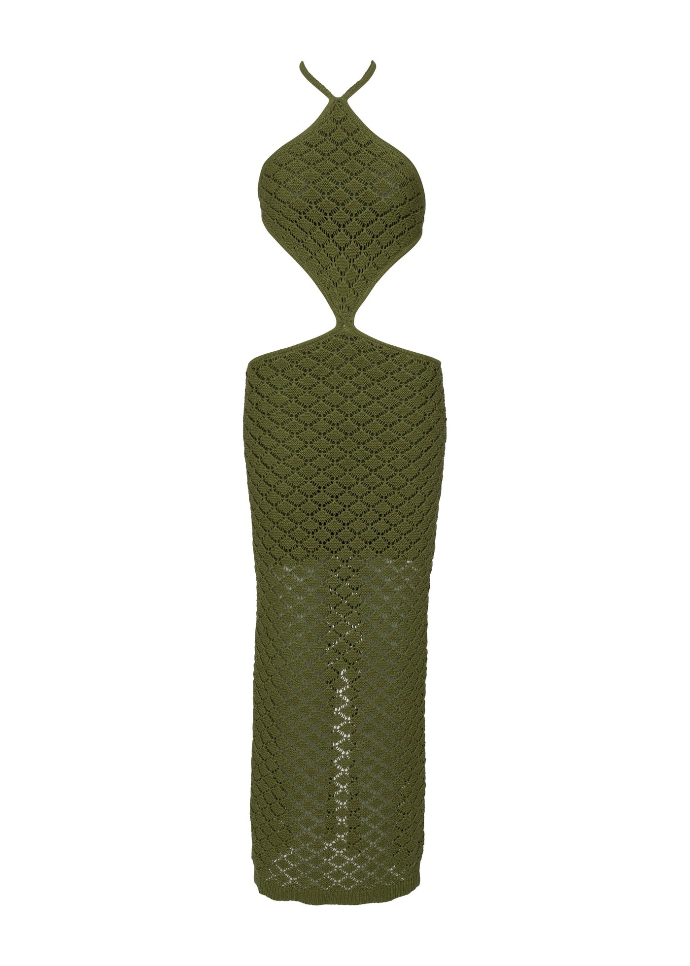 DIAMOND GREEN OLIVE - DRESS