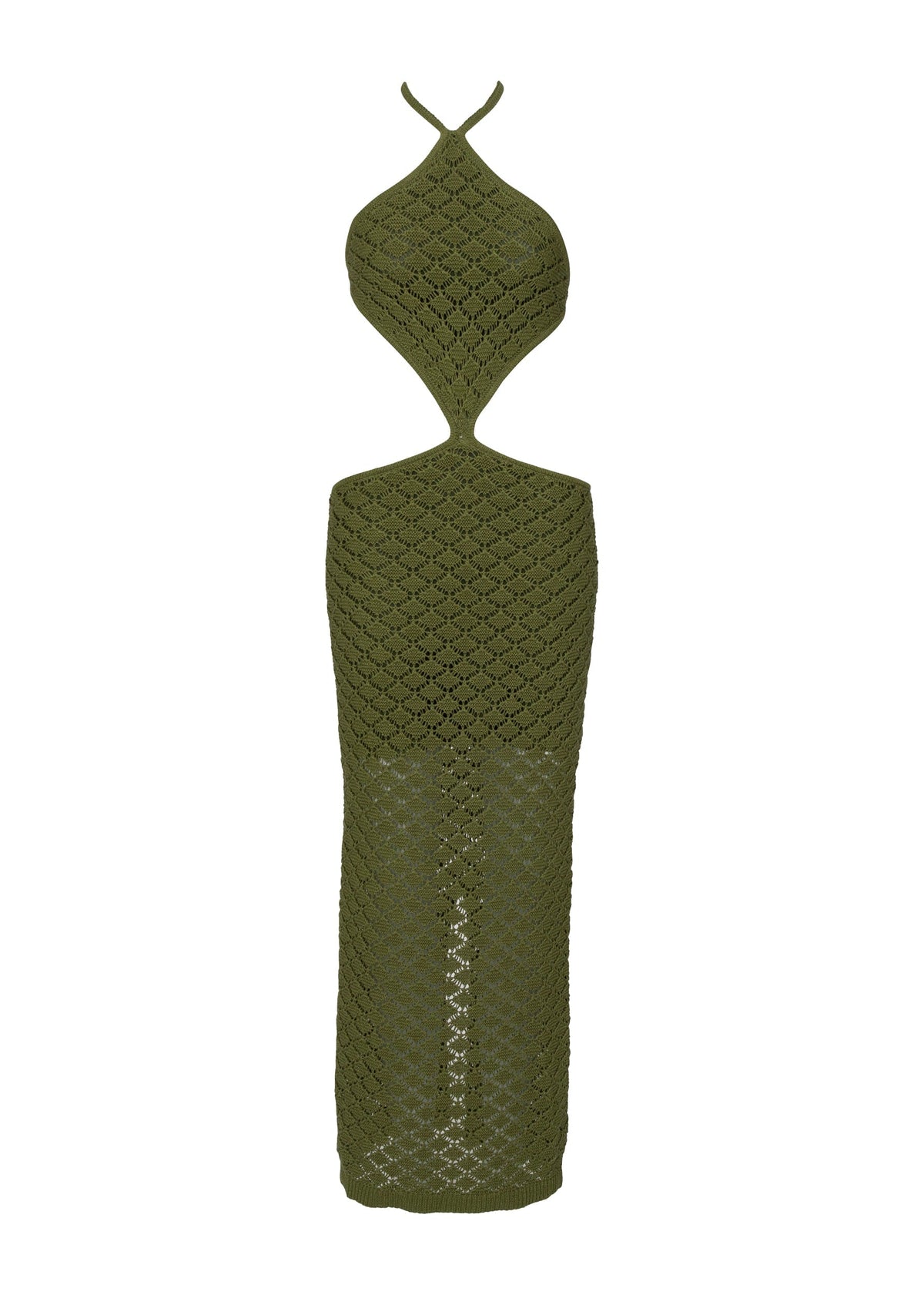 DIAMOND GREEN OLIVE - DRESS