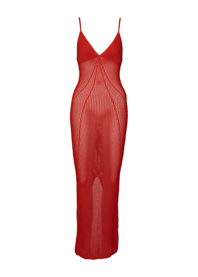ISABEL RED FIRE - DRESS