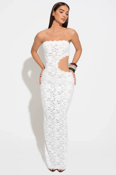 Luna Lace Cutout Gown