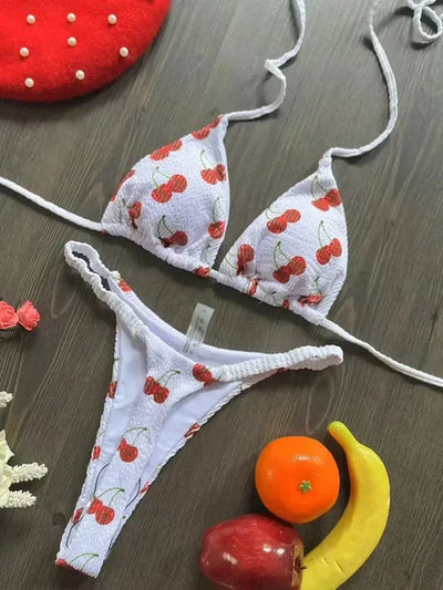 Bright Bikini - Cherry Print
