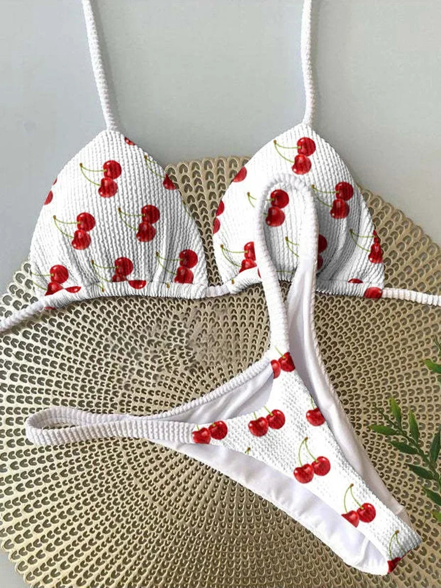 Bright Bikini - Cherry Print