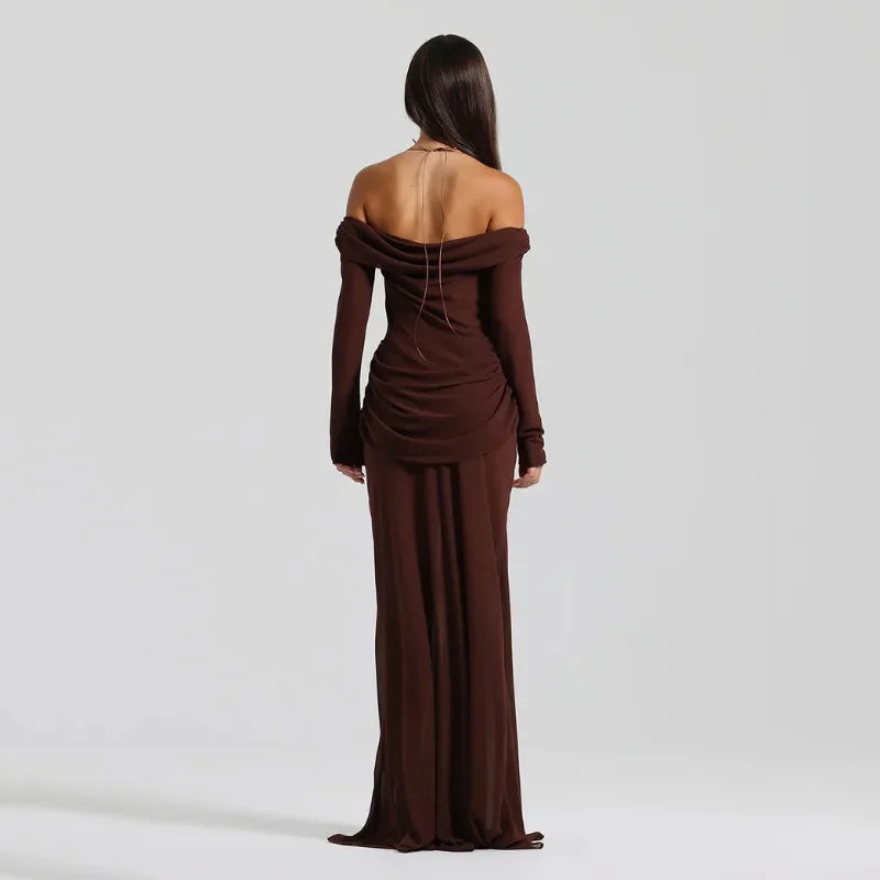 Mocha Mirage Gown