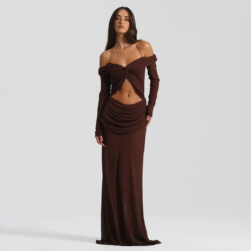 Mocha Mirage Gown