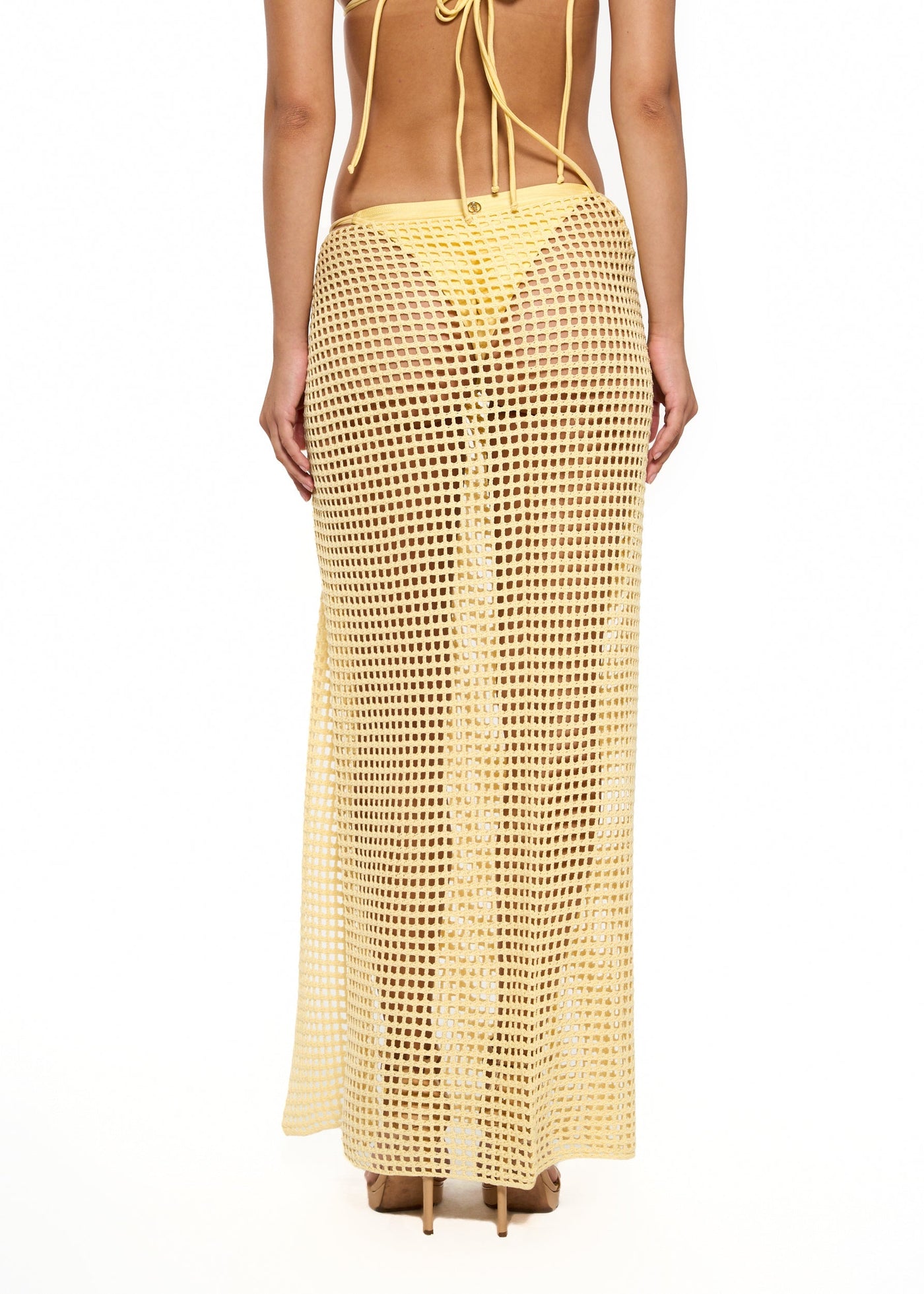 MIDI NET SARONG - DAISY YELLOW