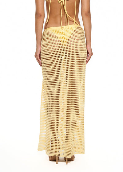 MIDI NET SARONG - DAISY YELLOW