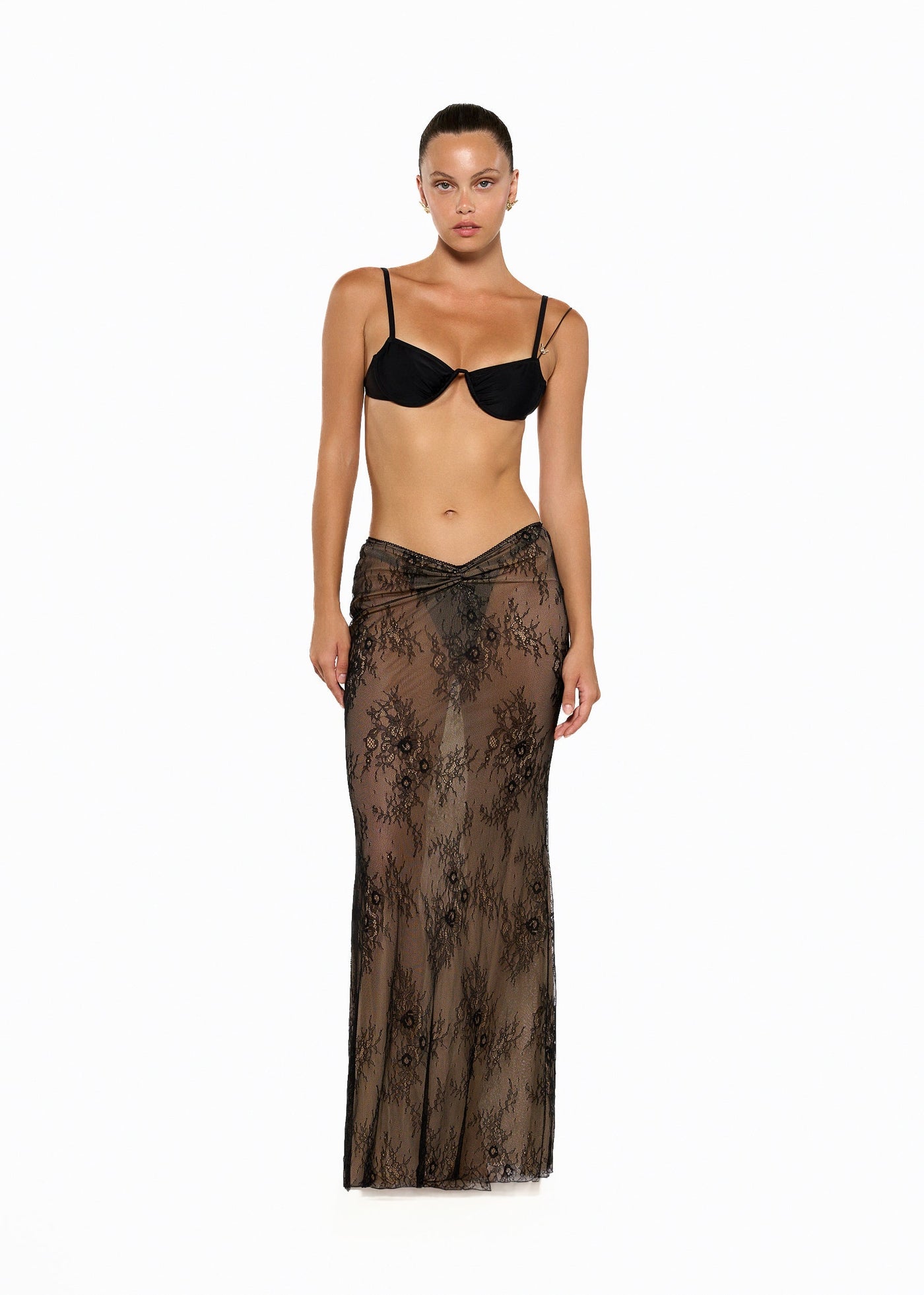 BALENA BLACK LACE - SKIRT