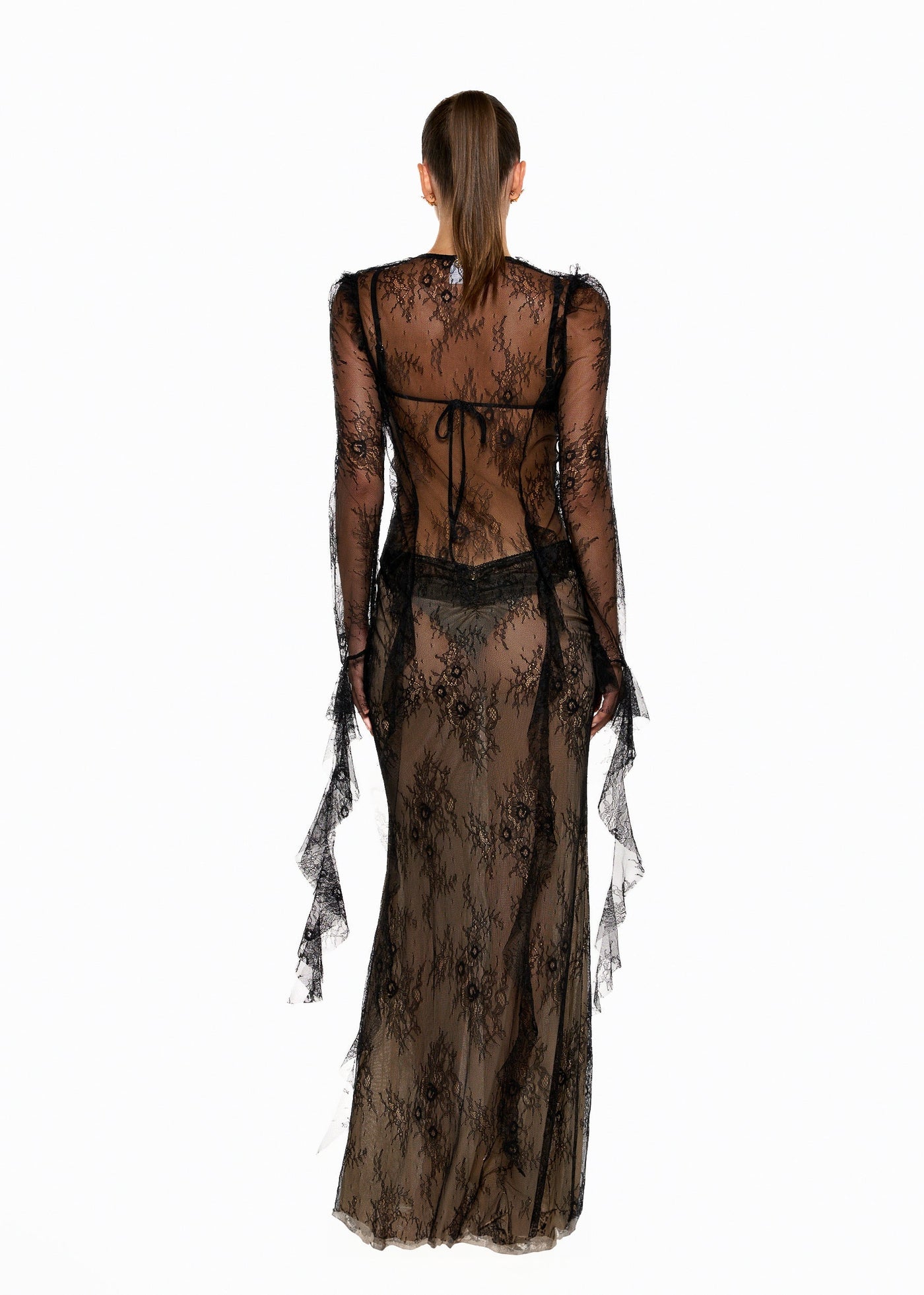 ALANA BLACK LACE - SHIRT