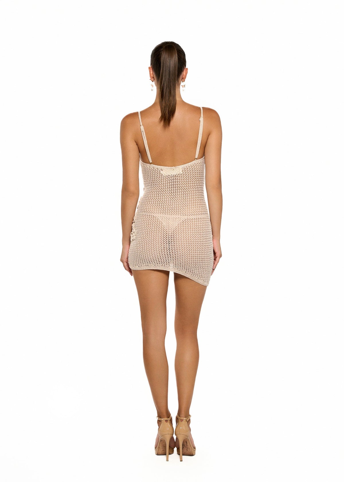 MARIS KNITTED SAND - DRESS
