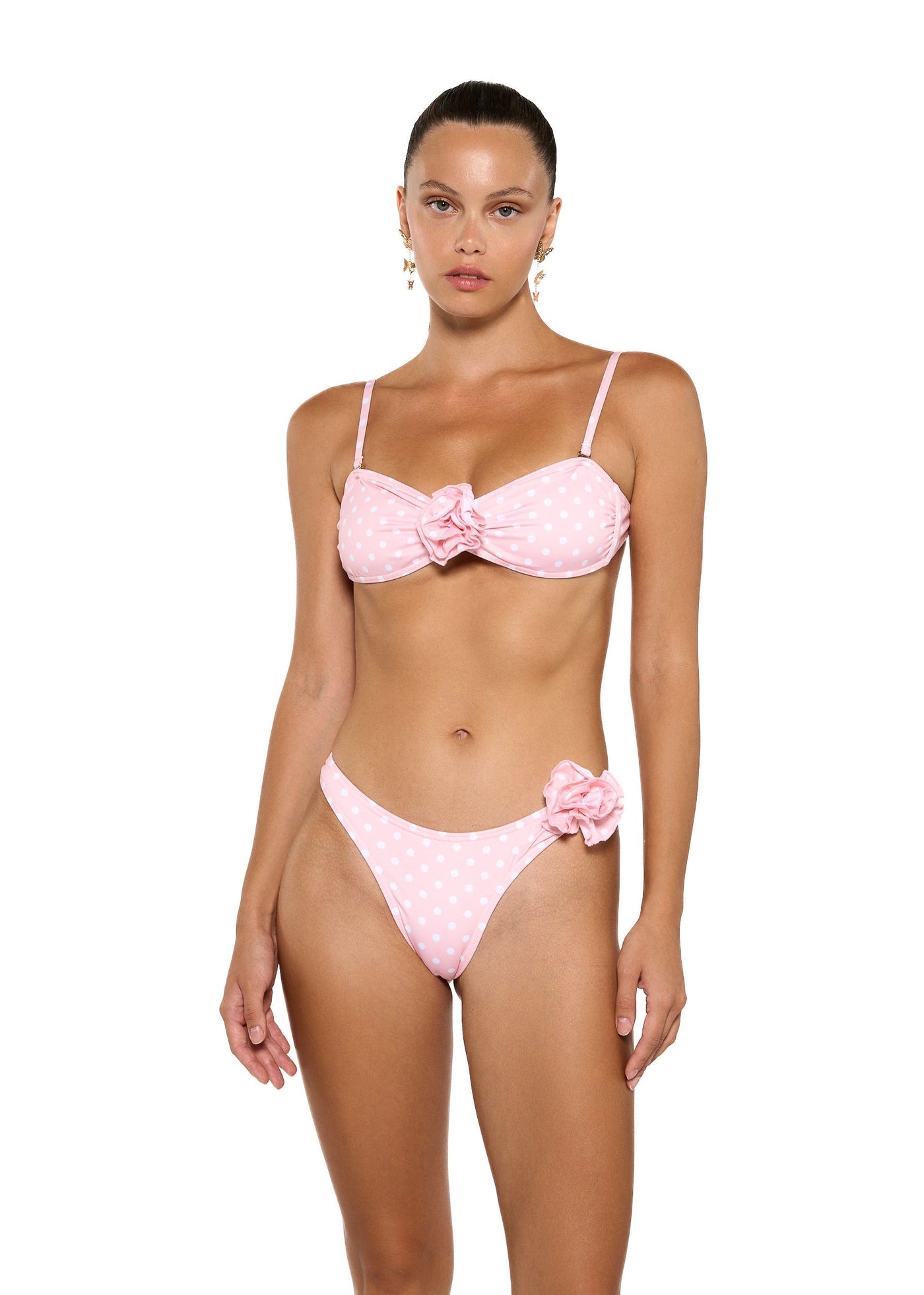 NAMI PEACH POLKA - TOP