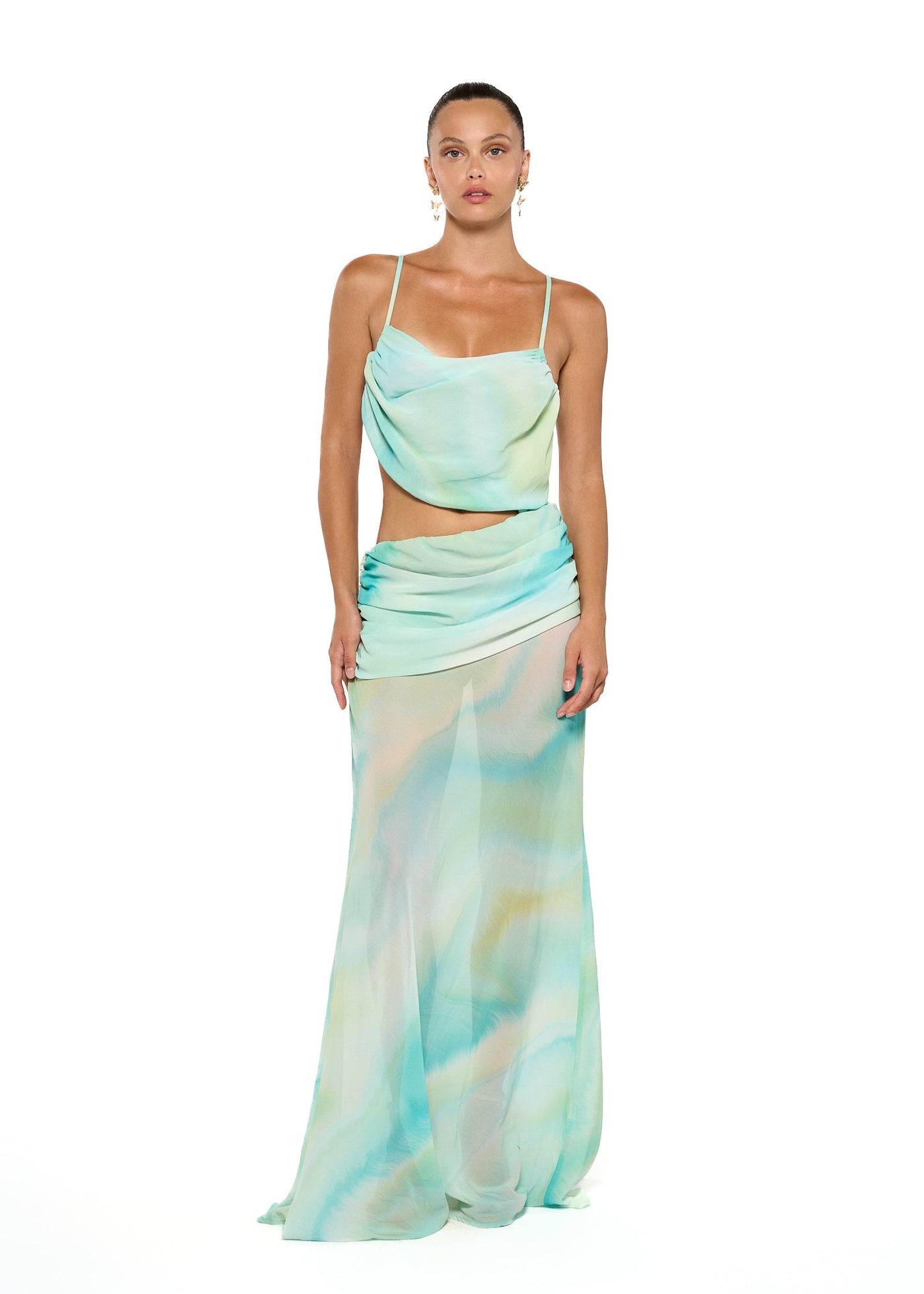 ALFIA GREEN LAGOON - DRESS