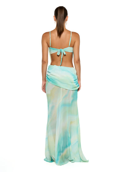 ALFIA GREEN LAGOON - DRESS