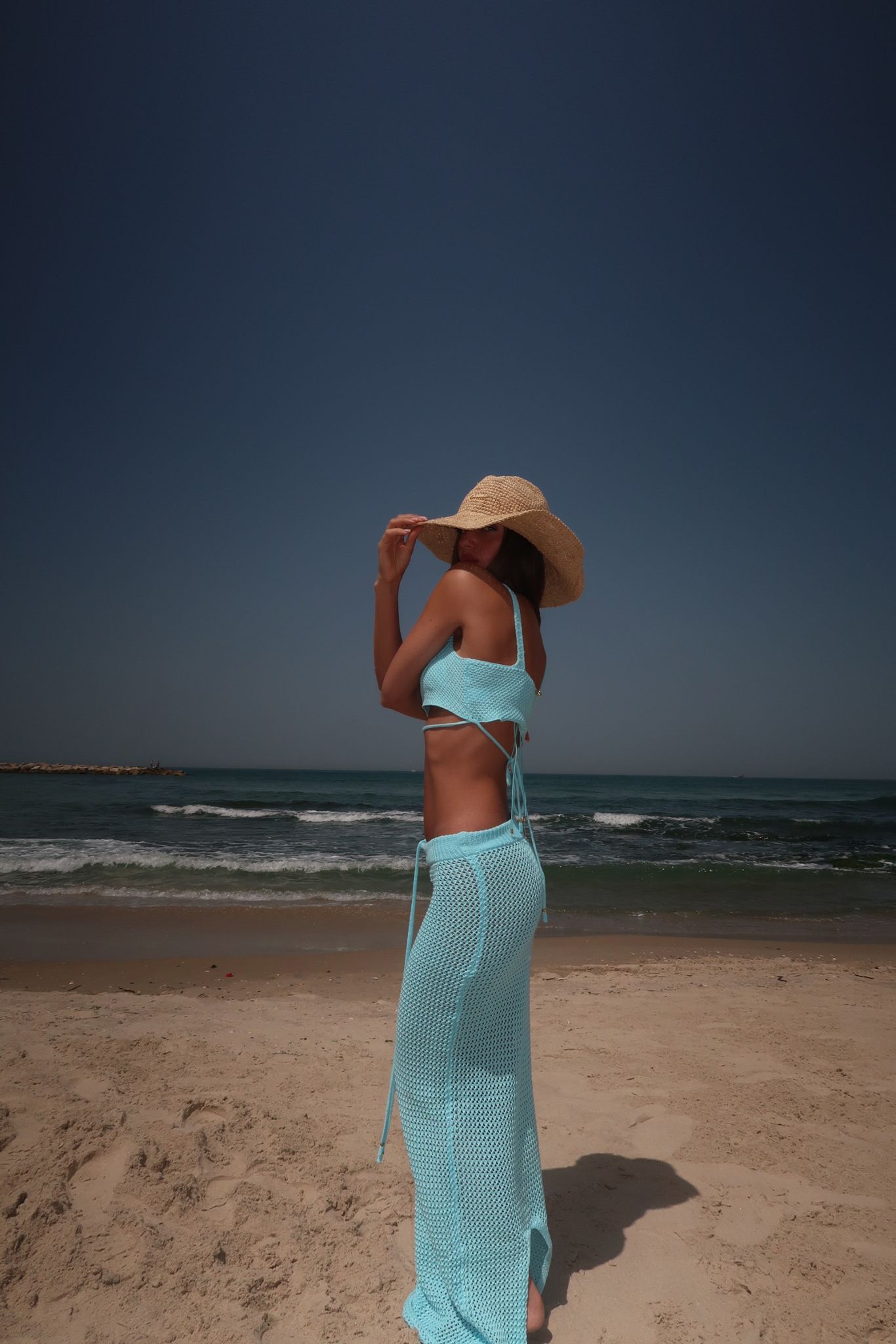 ALMA SKY BLUE - SKIRT