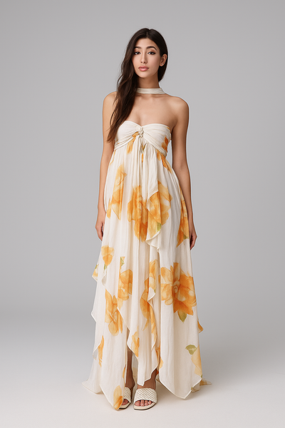 AKAIA STRAPLESS DRESS