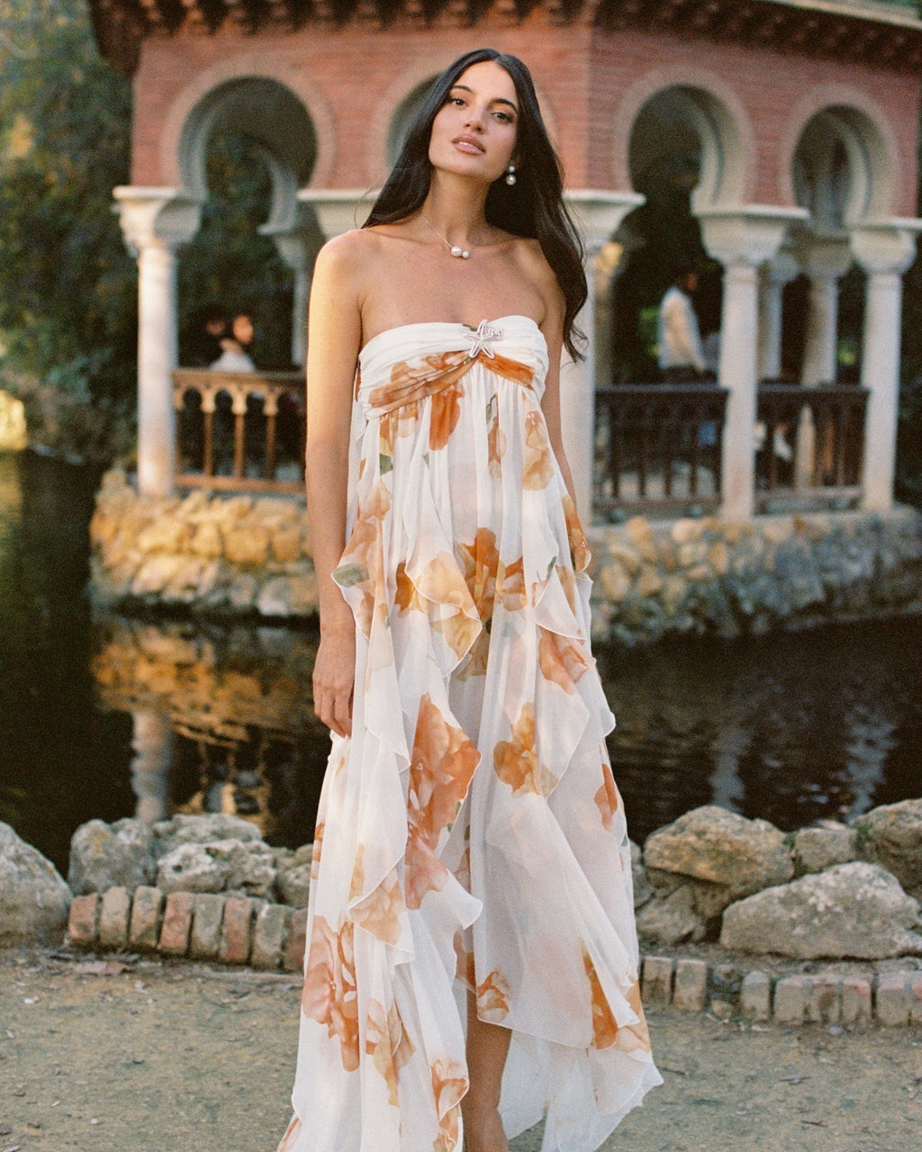 AKAIA STRAPLESS DRESS