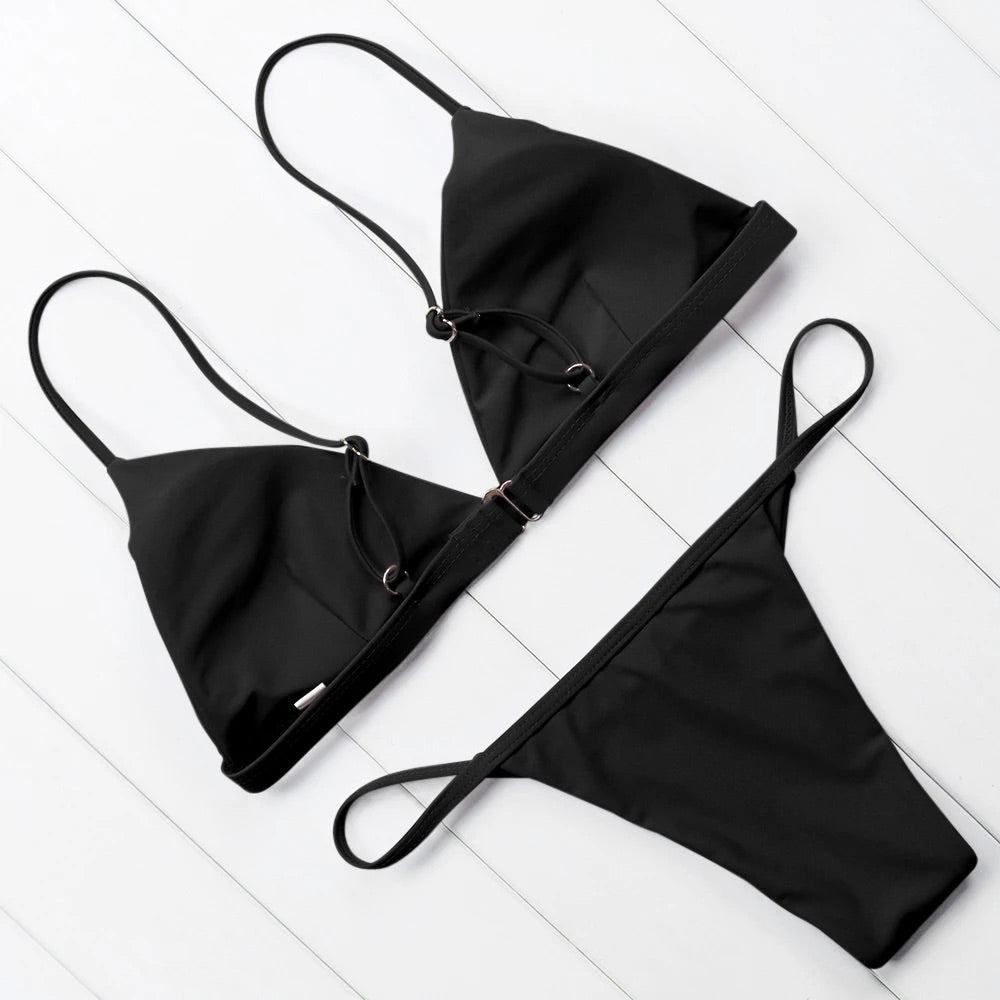 String Bra And Bottom