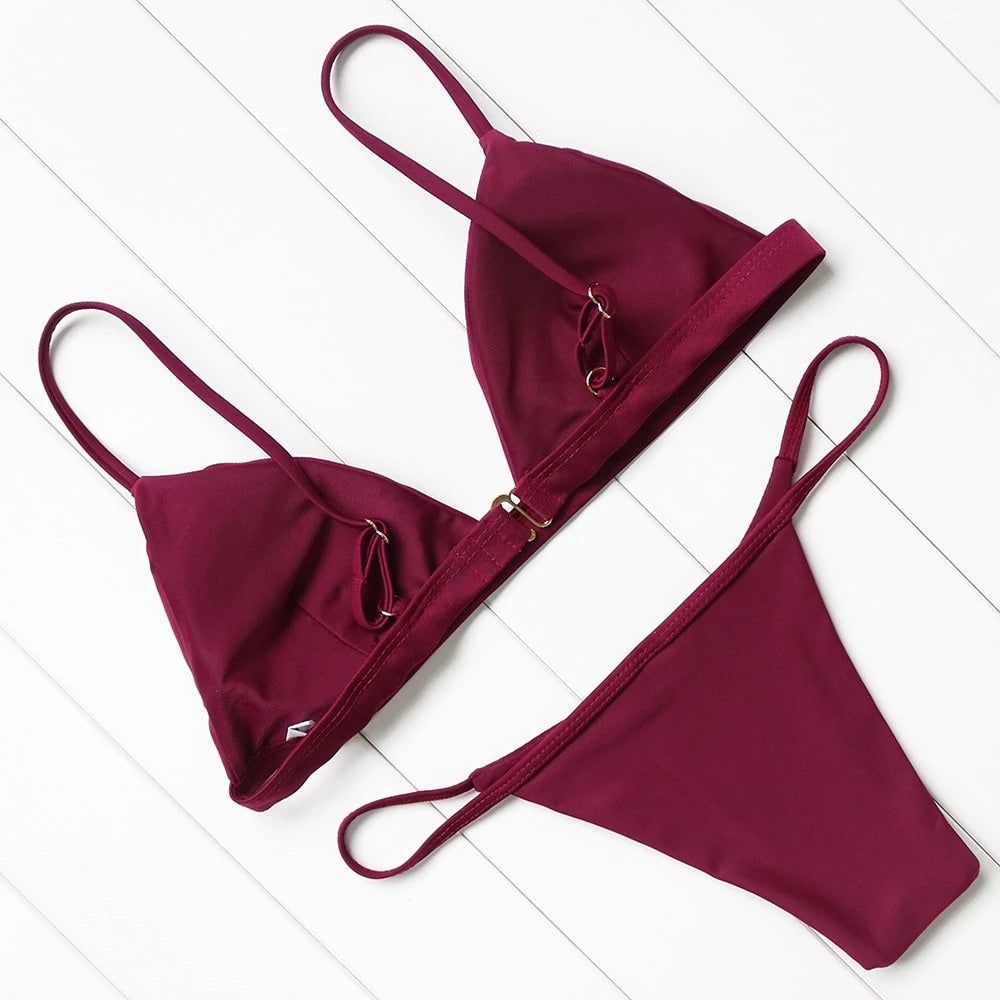 String Bra And Bottom